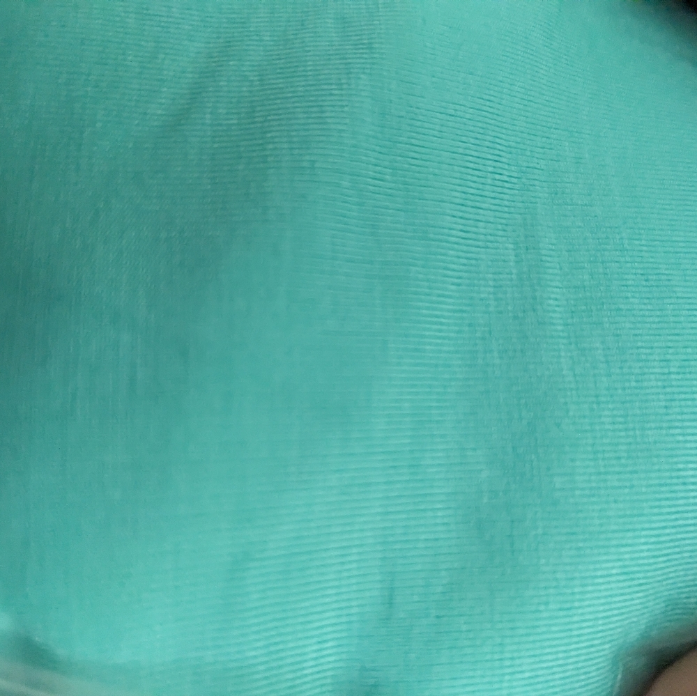 LOGO New Caribbean Sea Aqua Green Blue Midi dress with pockets 4X 4XP - Picture 5 of 7